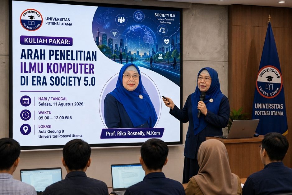 Kuliah Pakar : Arah Penelitian Ilmu Komputer di Era Society 5.0