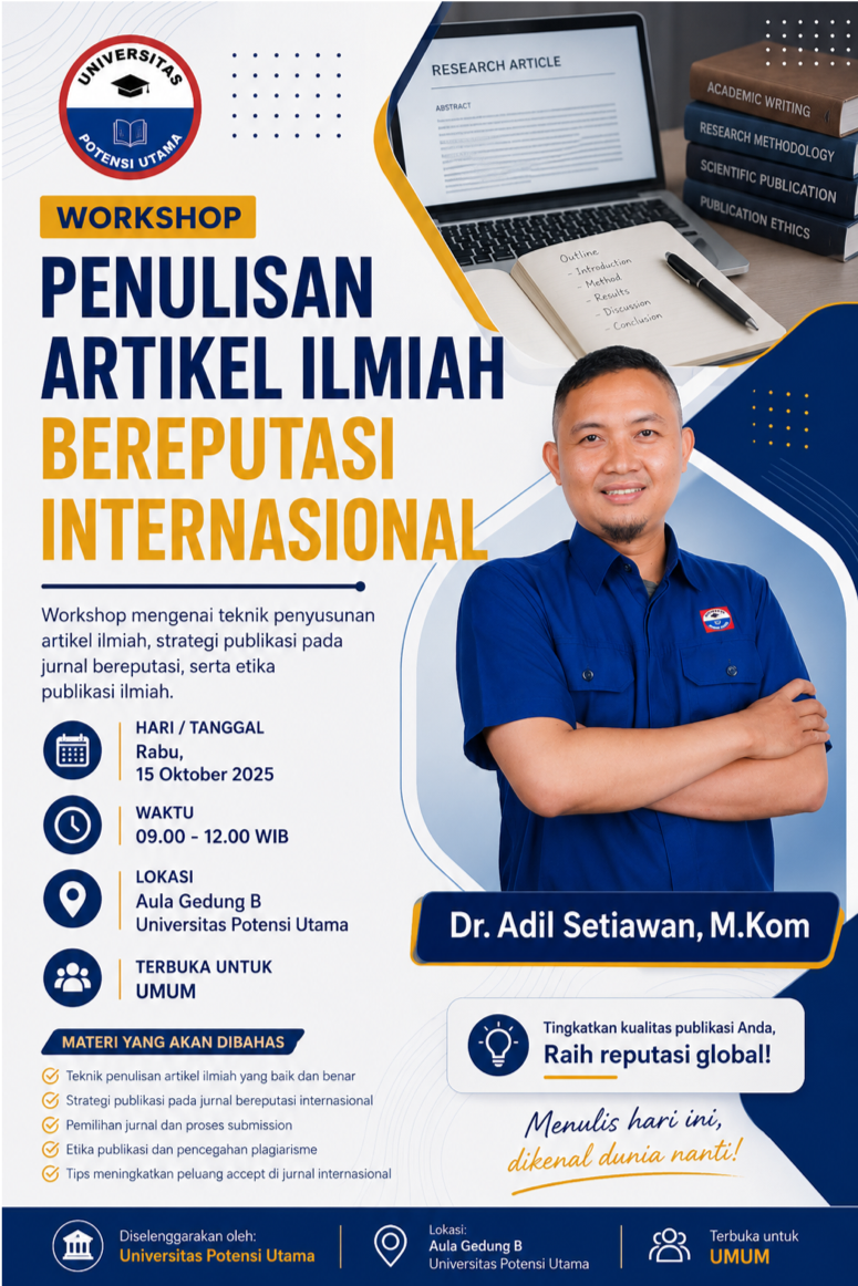 Workshop : Penulisan Artikel Ilmiah Bereputasi Internasional